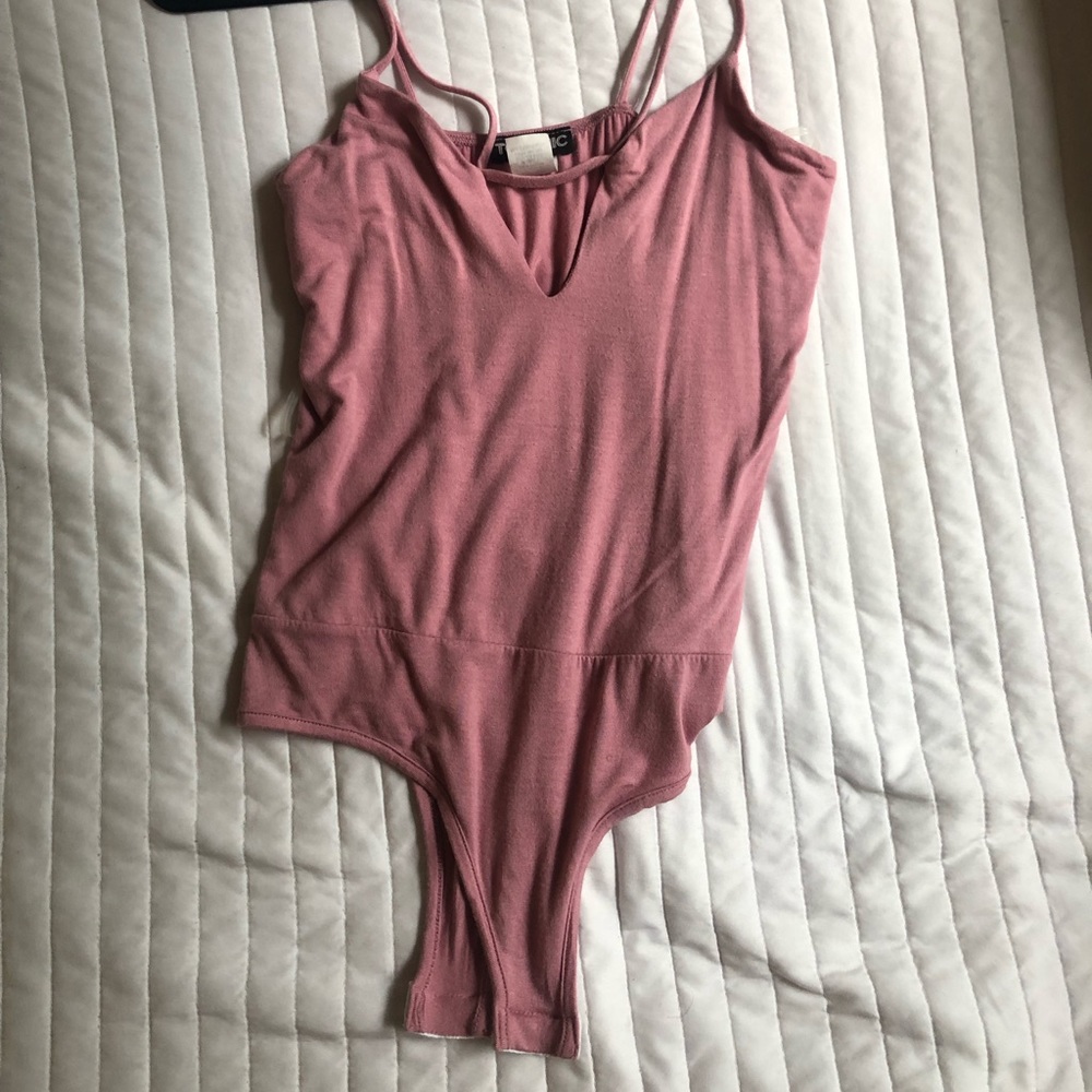 Blush Strapless bodysuit